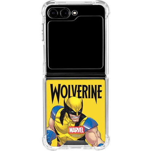 Marvel X-Men The Wolverine Galaxy Z Flip6 Clear Case